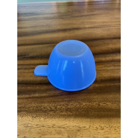 Vintage Delphite Blue Milk Glass 1/2 Cup Measuring Tab Handle - Picture 5 of 8